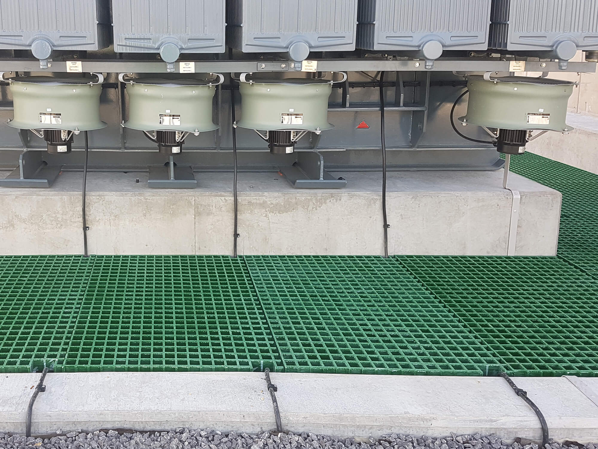 66kV/11kV transformer GRP tile covering.